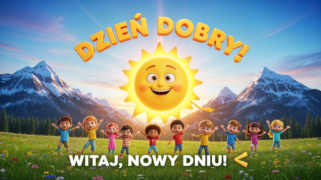 ☀️ Dzień Dobry, Słoneczko! | Wesoła Piosenka dla Dzieci | Poranek Pełen Radości