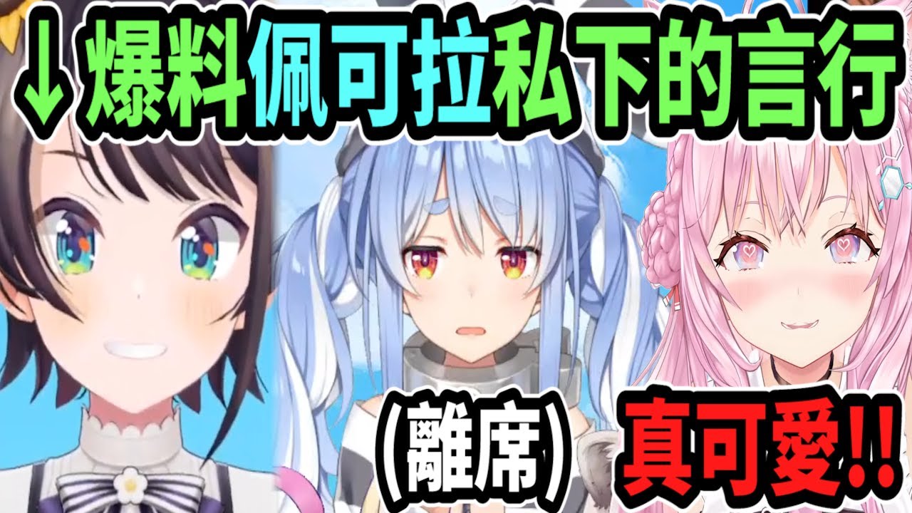 大空昴趁佩可拉不在時爆料佩可拉傳的訊息~還說她私底下都會哼歌很可愛~【hololive中文】 【Vtuber精華】【兔田佩可拉】【博衣小夜璃】【獅白牡丹】【尾丸波爾卡】【大空昴】
