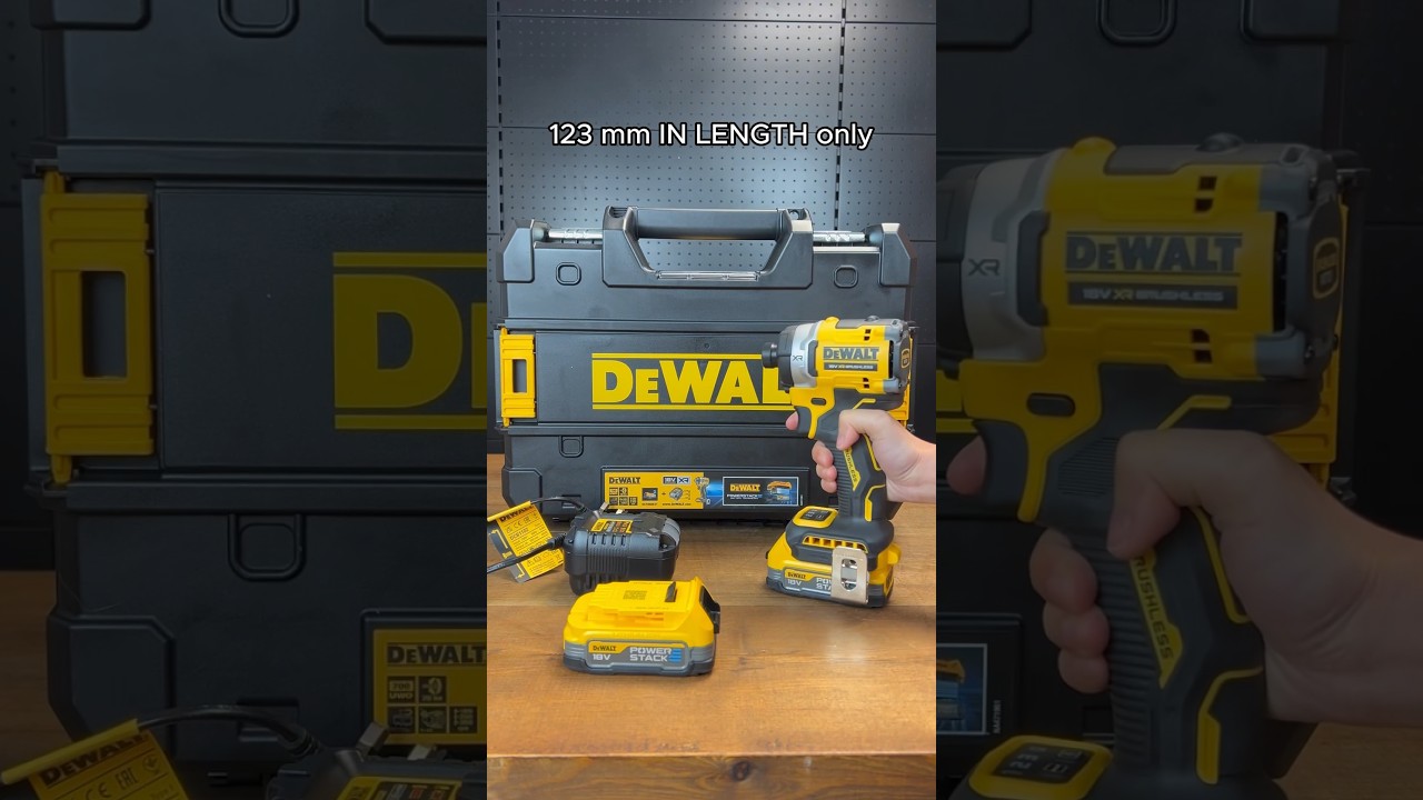 DeWalt's most powerful 18V XR impact driver ever (DCF860) Max torque: 282 Nm #tools #shorts