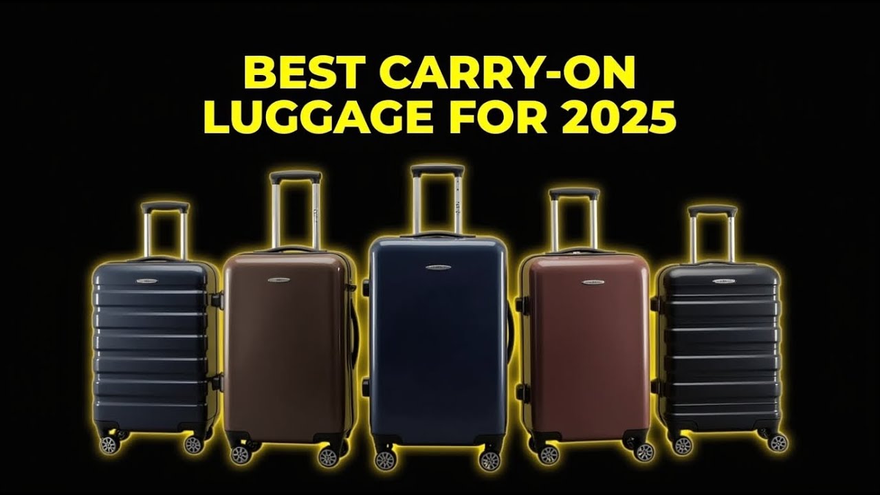 Best Carry On Luggage 2025 || Top 5 Best Carry-On Luggage for International Travelling