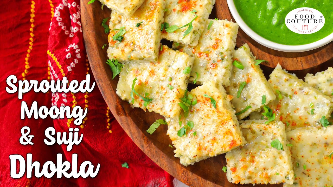 Healthy Sprouted Moong n Suji Dhokla | Easy to Make Breakfast Recipe | Chetna Patel Recipes