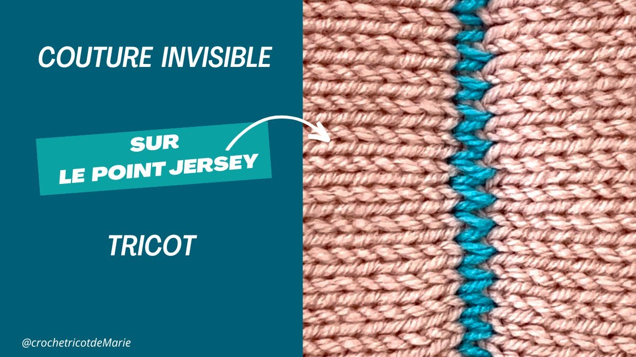 Comment faire une couture invisible pour assembler les épaules face à face sur le point jersey ?