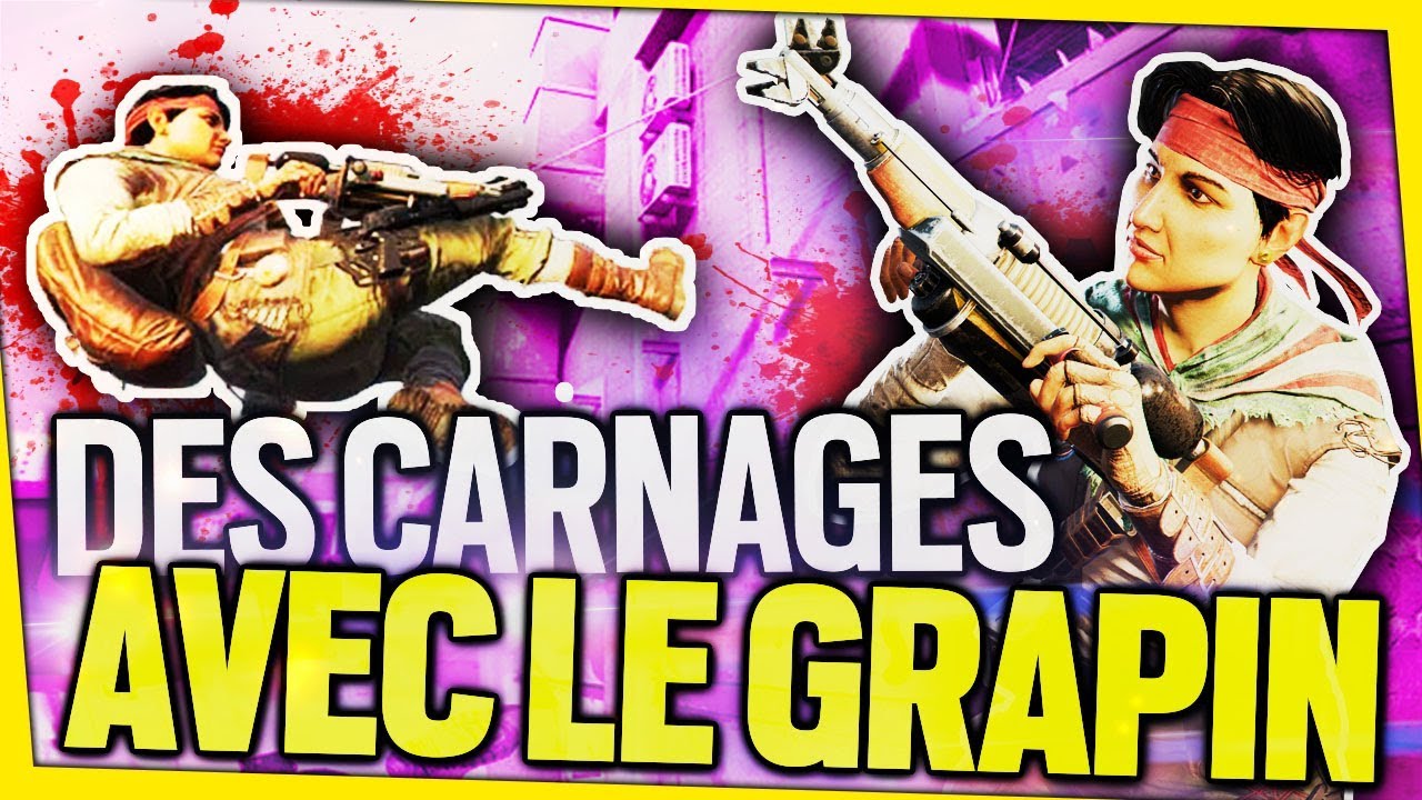 FAIRE DES CARNAGES avec le GRAPPIN ! AMARU - Rainbow Six Siege