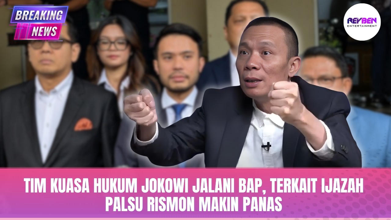 TIM KUASA HUKUM JOKOWI JALANI BAP, TERKAIT IJAZAH PALSU RISMON MAKIN PANAS