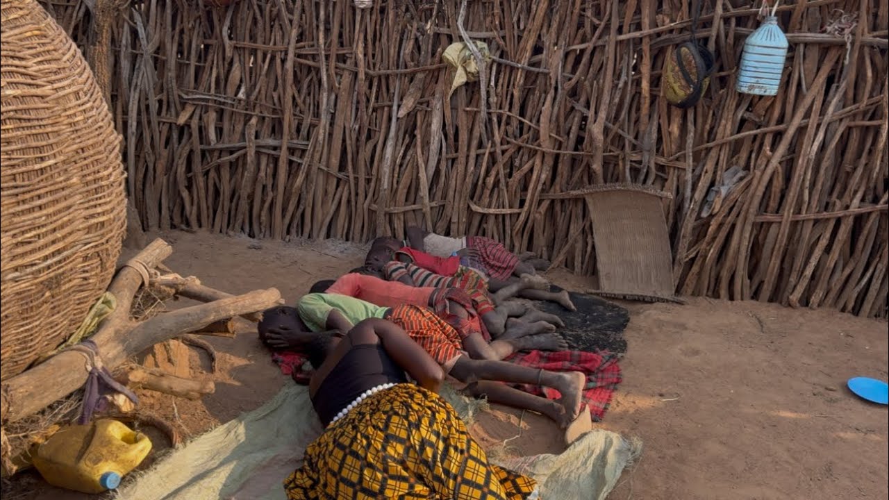 African village life in Karamoja Uganda 🇺🇬 #village #africa #shortsfeed 