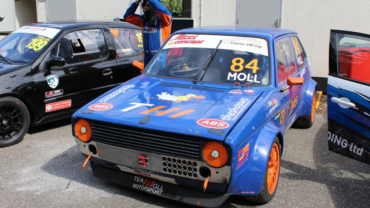 Cadwell Park 2023 - Race 1 - Tim Moll - VW Golf Mk1 Berg Cup
