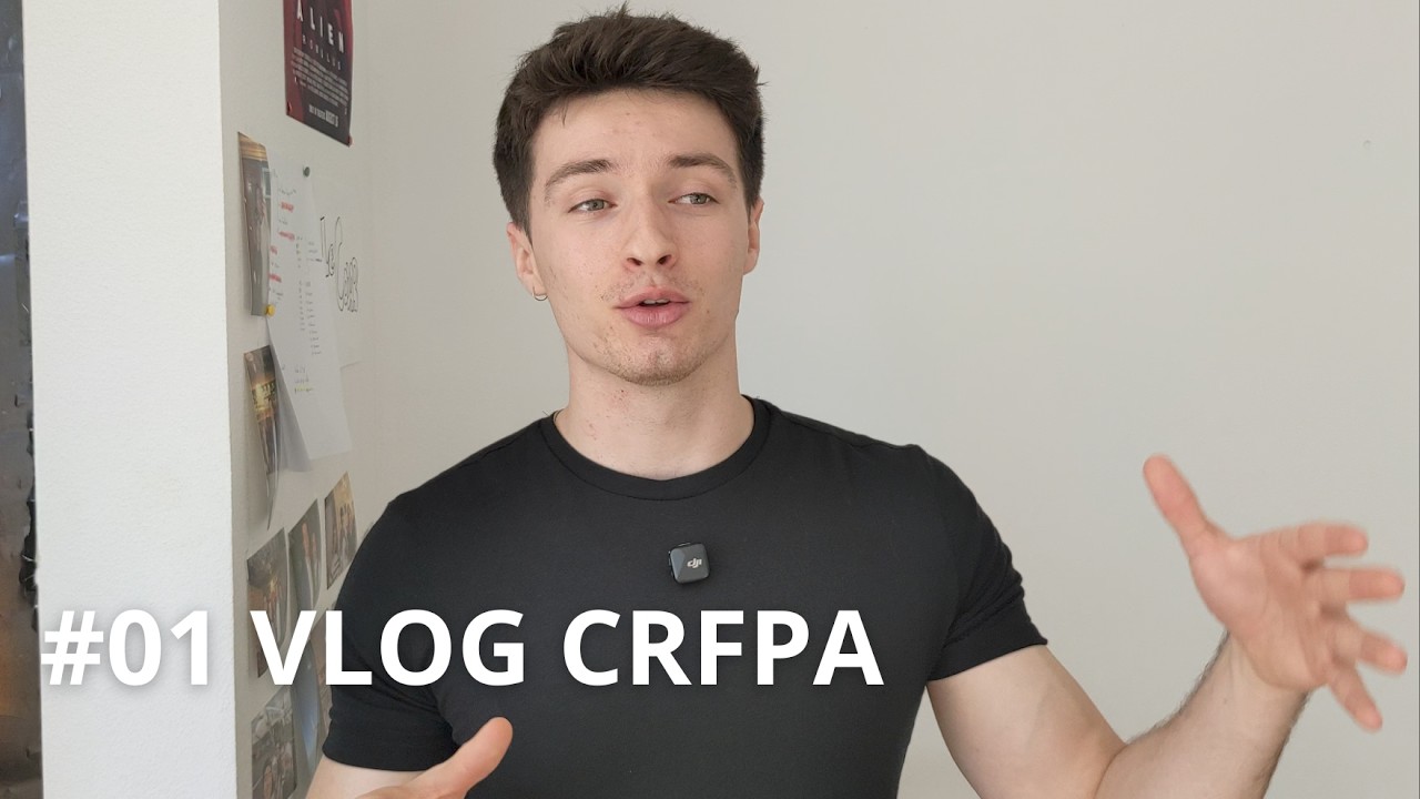 VLOG CRFPA #01 : première note, choisir ses cours...