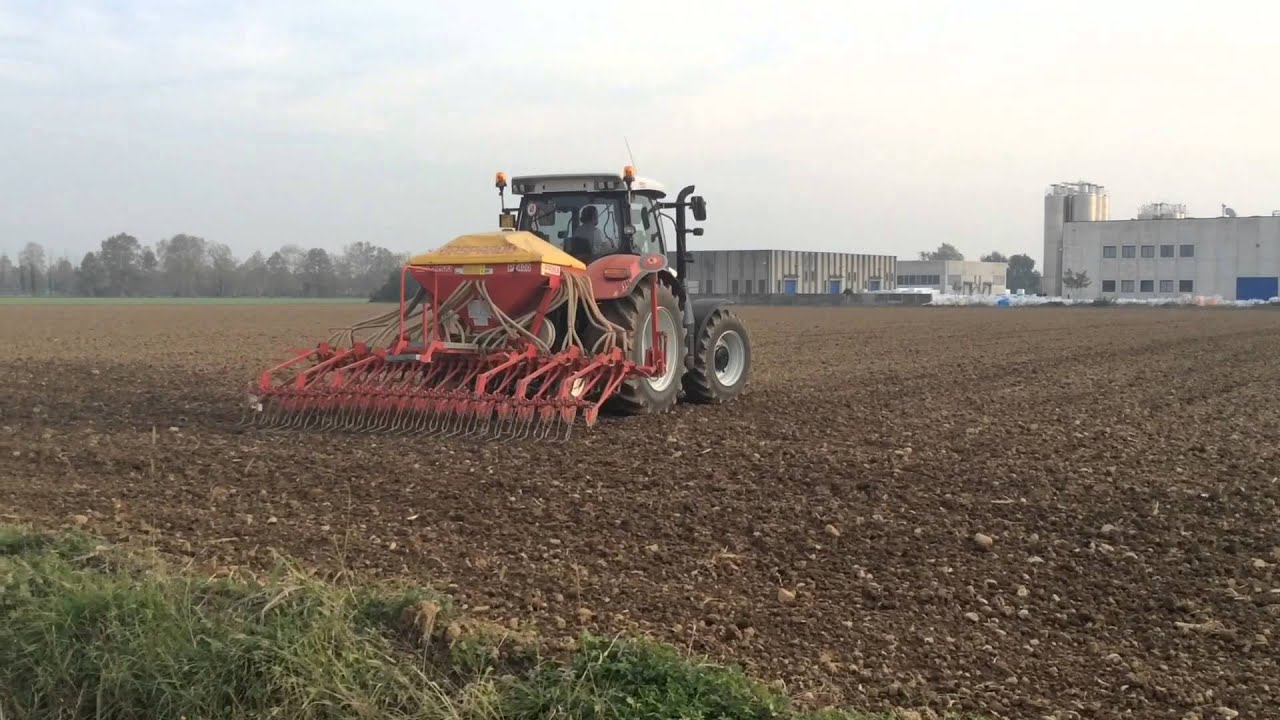 Steyr 4130 profi & seminatrice Maschio-Gaspardo