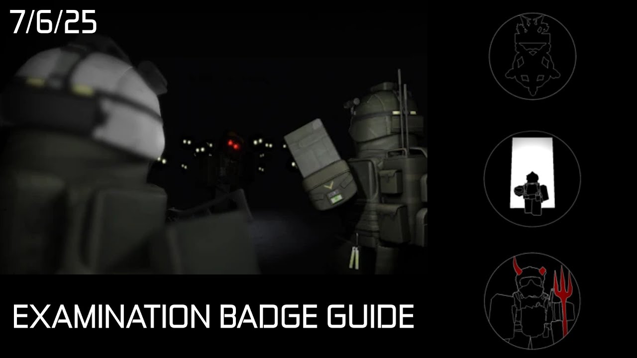Roblox Examination: All Badges Guide [As of 7/6/25]