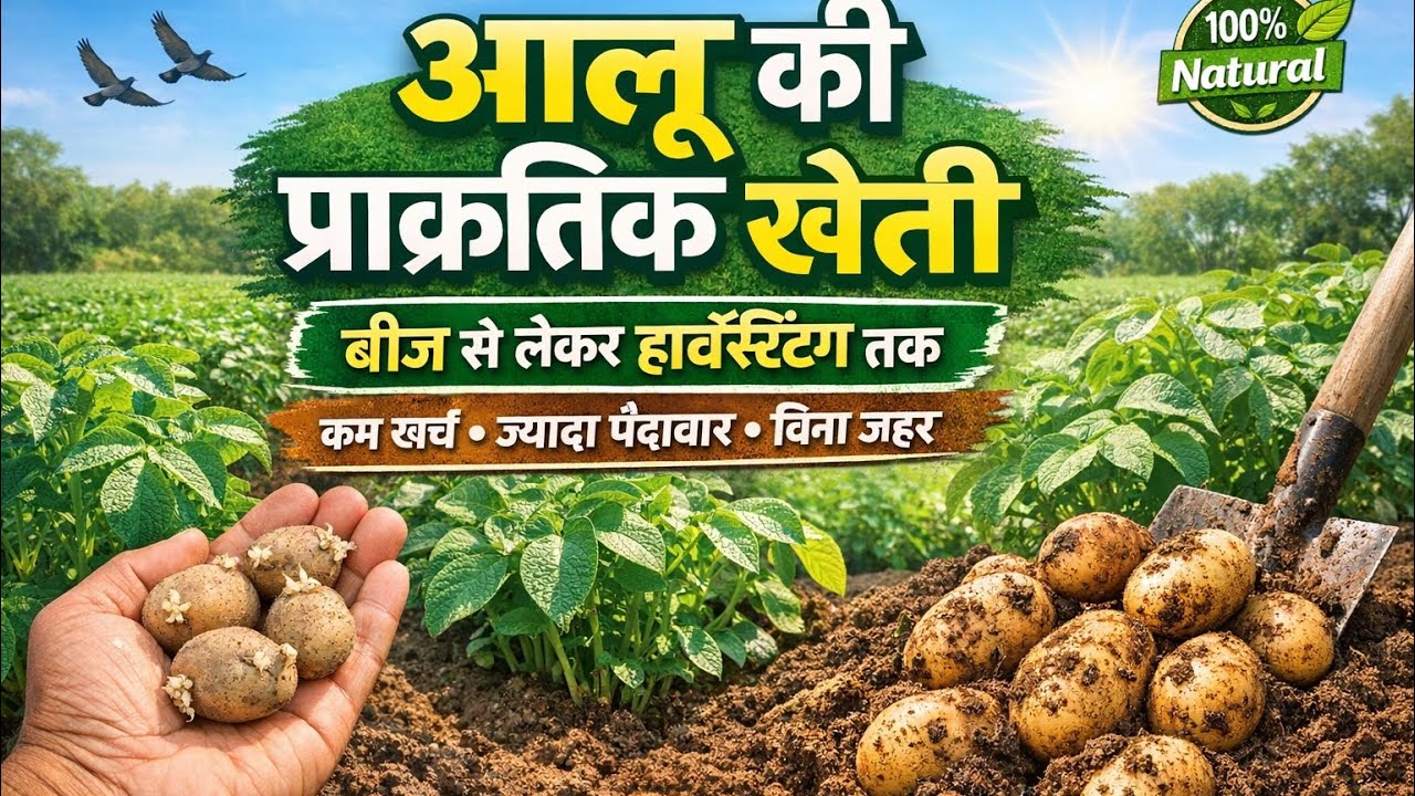 आलू को हम आसानी से अपने खेत या kitchen garden उगा सकते है। कैसे ? Video देखें। #gardening #farming 
