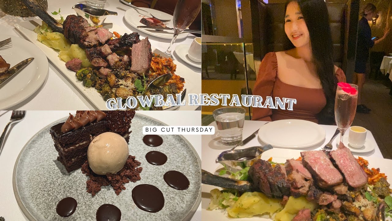 Glowbal Restaurant (Big Cut Thursday) At Downtown, Vancouver, B.C., Canada