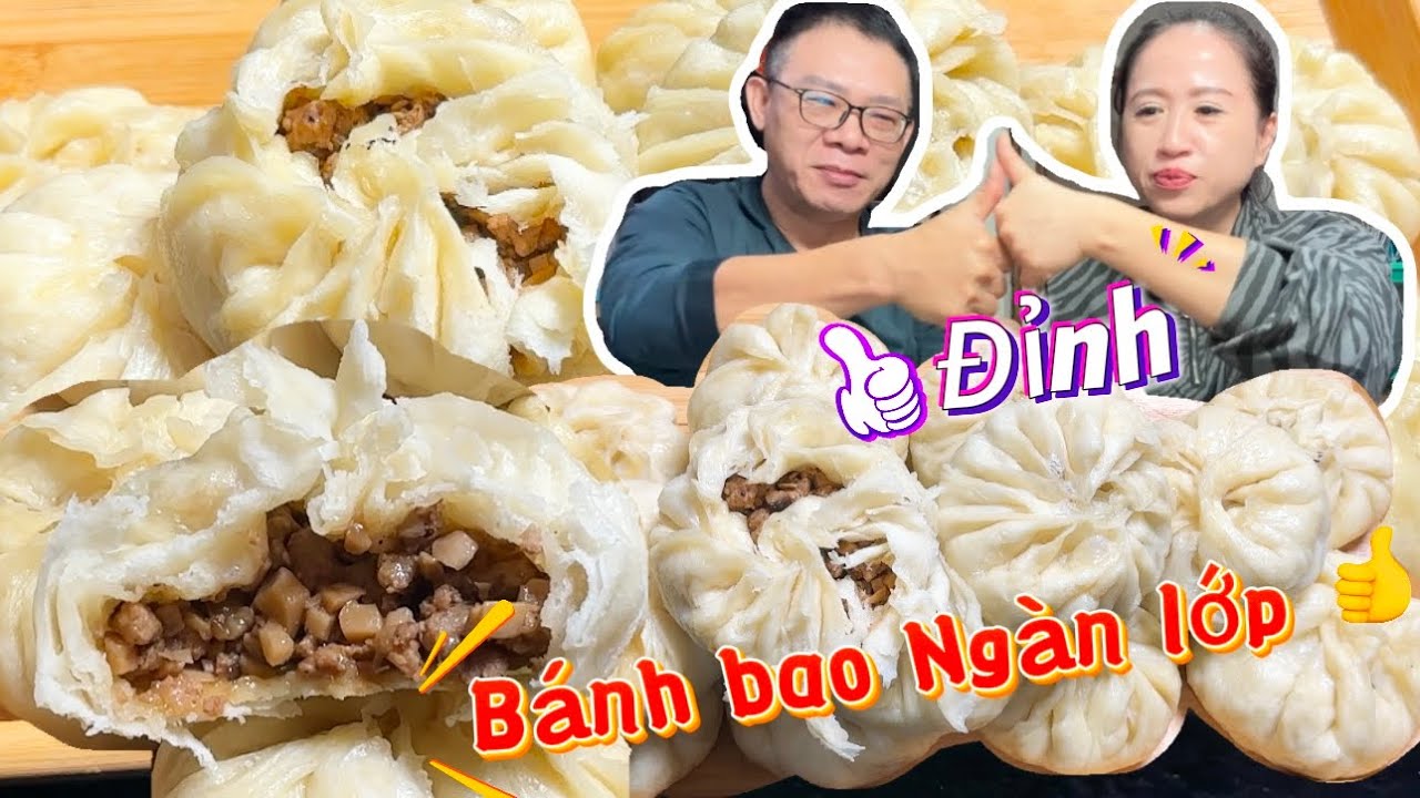 Một công thức làm bánh bao ngàn lớp của người hoa có thể kinh doanh được
