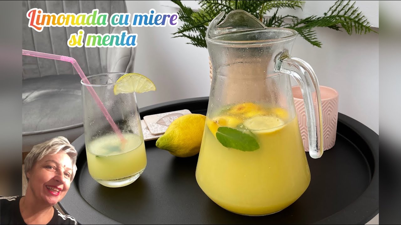 🍋 Limonadă de casă cu miere și mentă 🍯🍃 | La Flory în Bucătărie