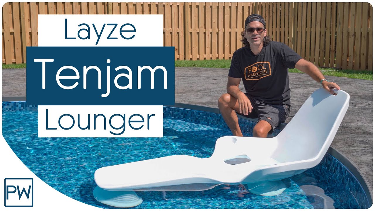 Tanning Ledge Pool Lounge Chair From Tenjam | Pool Warehouse ⛱️👙🌊
