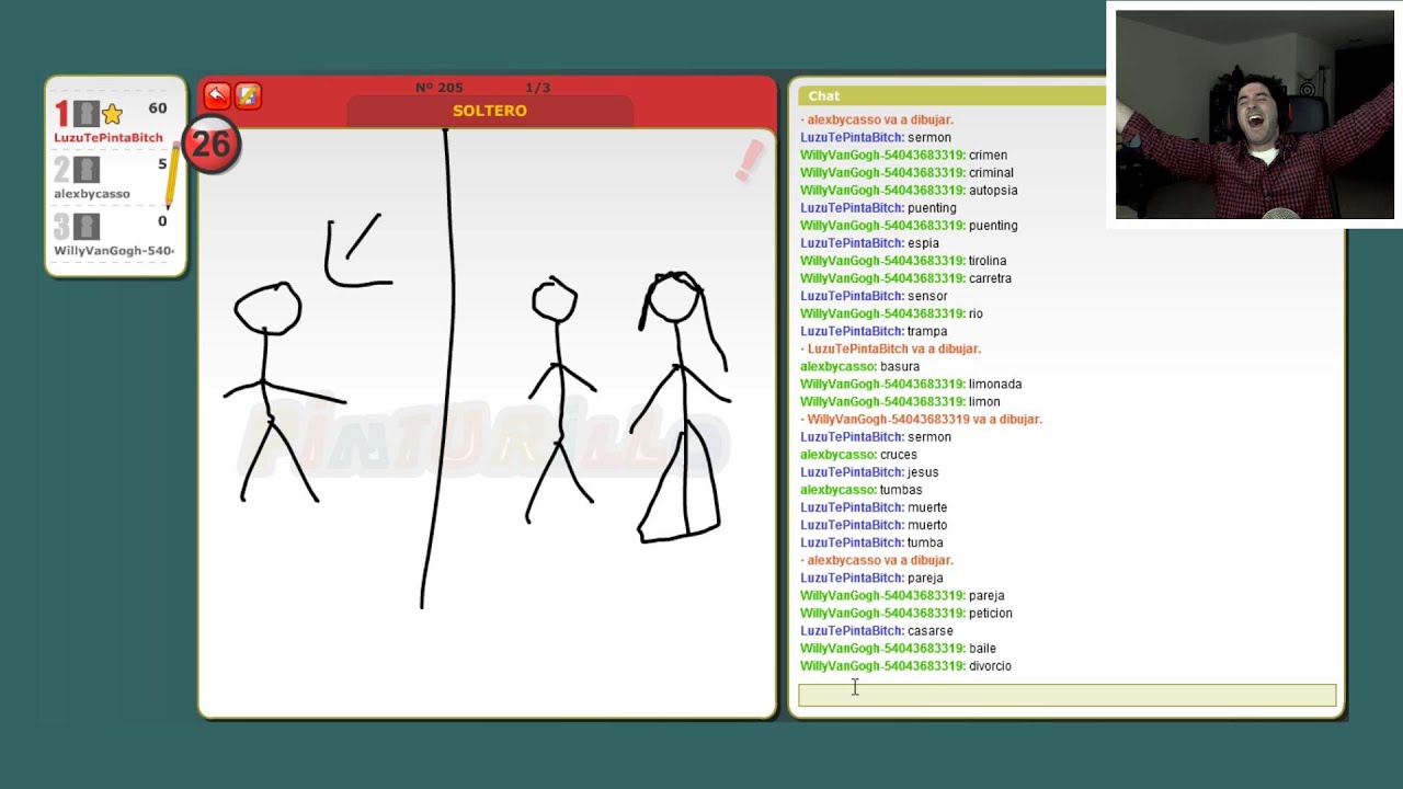 DIBUJO Y CACHONDEO!!! Pinturillo con AlexBY y Willyrex - [LuzuGames]