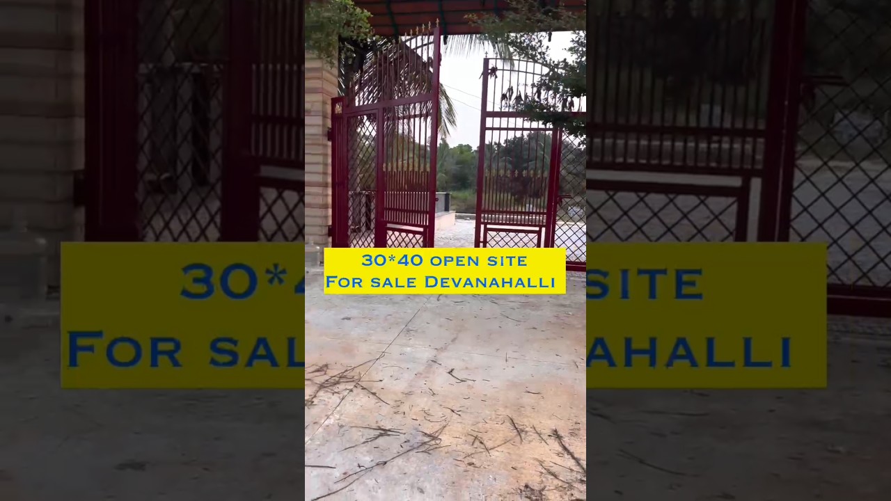 Open site 30*40 Residential Plots for Sale || near Bangalore Airport near || Devanahalli