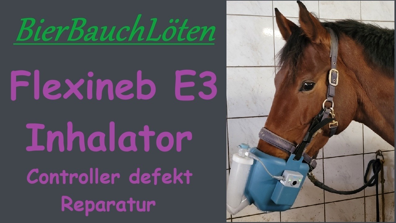 Flexineb E3 Inhalator Controller defekt Störung rote LED error Reparatur