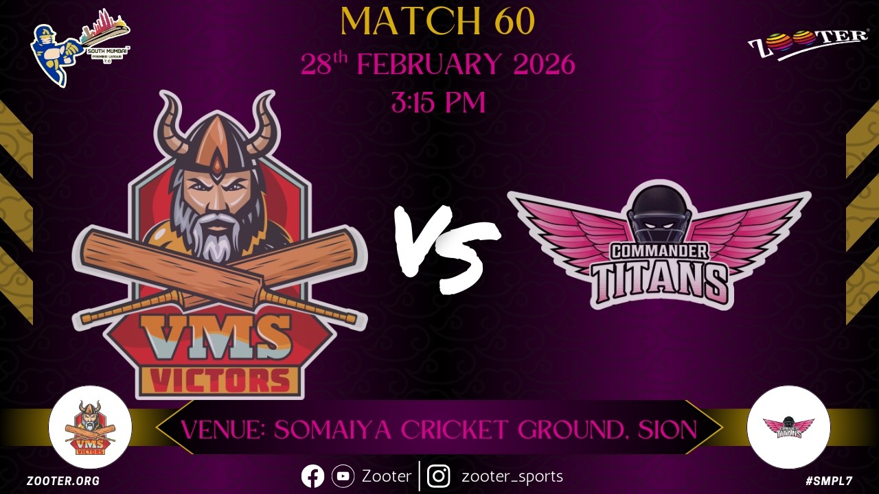 VMS VICTORS vs COMMANDER TITANS | SMPL 7.0 | MATCH 60 | DAY 44