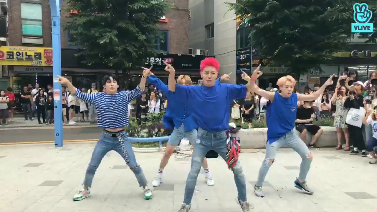 [180609] V-Live A.C.E Busking (Hongdae) - Take Me Higher