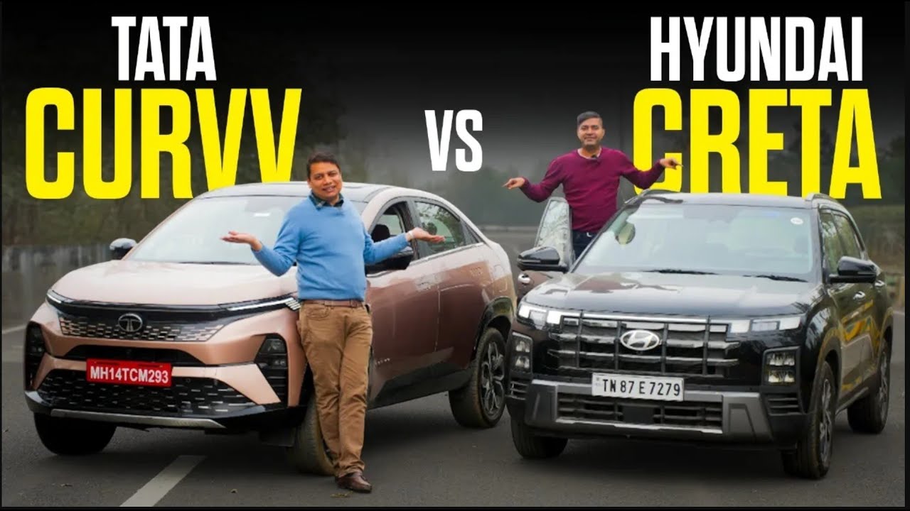 Hyundai Creta VS Tata Curvv comparison  Price, Design, Feature  Performance  Which Is better