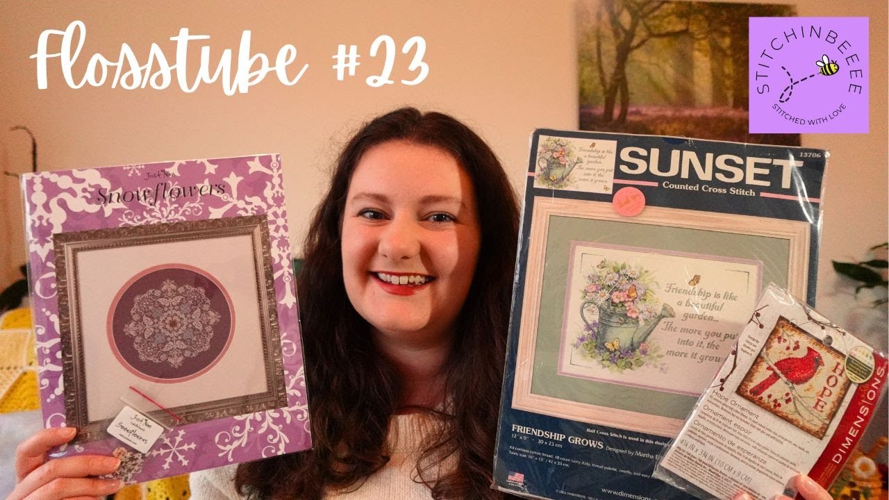 Flosstube #23 - 2026 Stitchy Plans, Freebies & Dimensions Haul!