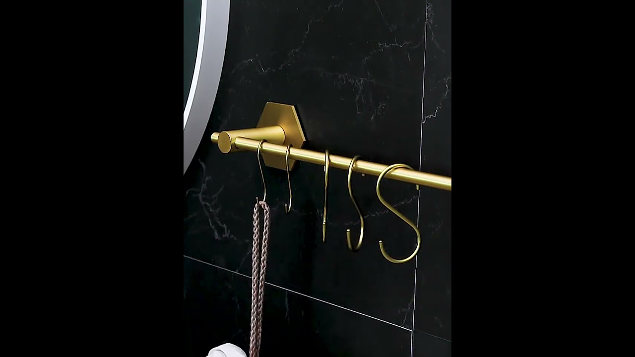 15 pcs Heavy Duty Metal S Hooks Gold S Shaped Hooks Hanging Hangers Pan Pot Holder Rack Hooks