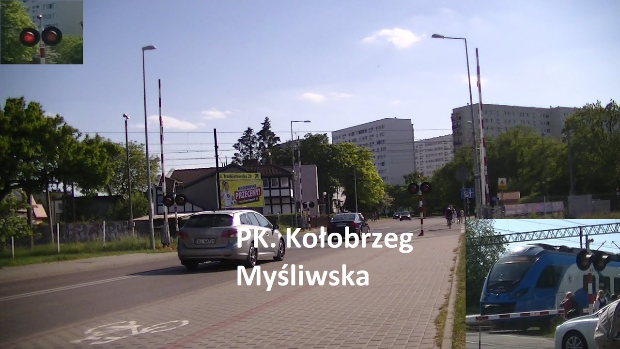 Prezentacja Przejazdu Kolejowego Ul. Myśliwska Kołobrzeg. Czerwiec 2021
