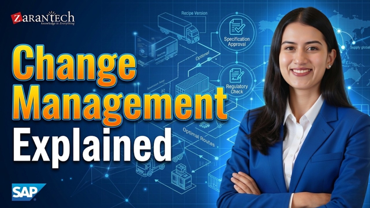 Engineering Change Management | SAP PLM Recipe Development Training | ZaranTech