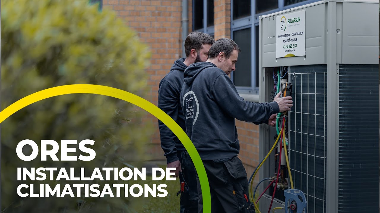 Installation d’un système VRV 5 Daikin par Polarsun dans le cadre d'un projet HVAC pour ORES