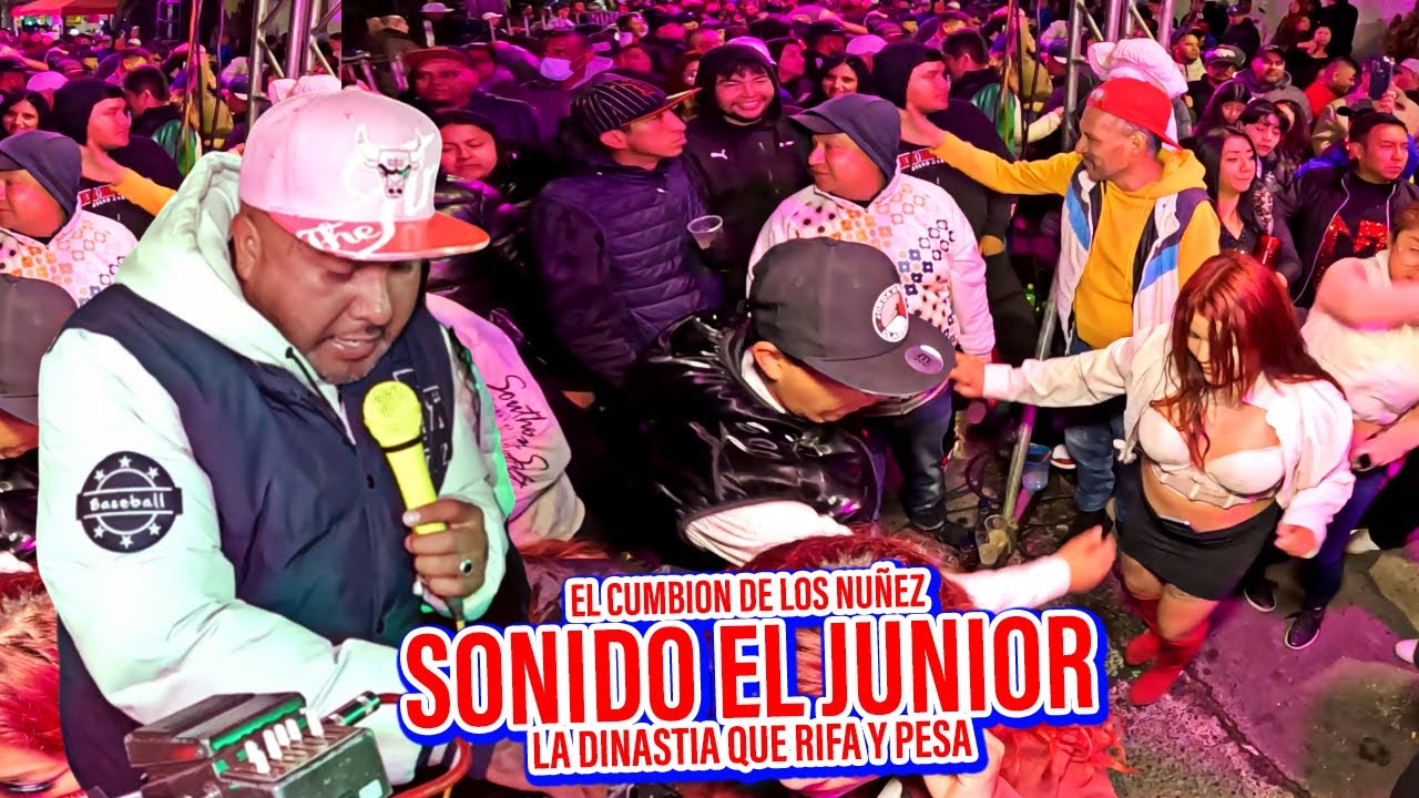 PERO QUE CHULO CUMBION SE RIFO EL JUNIOR CON LA ORG OJOS ROJOS