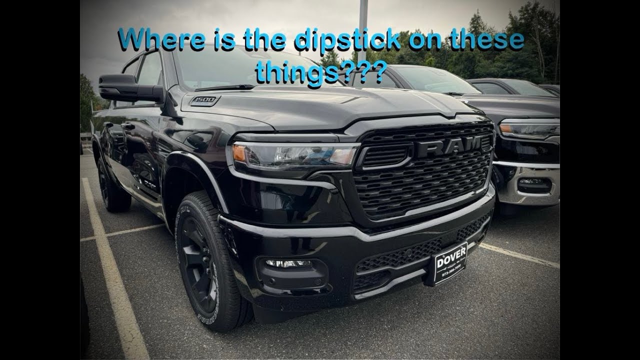 Ram 1500 SST 2025 года — Где находится щуп?