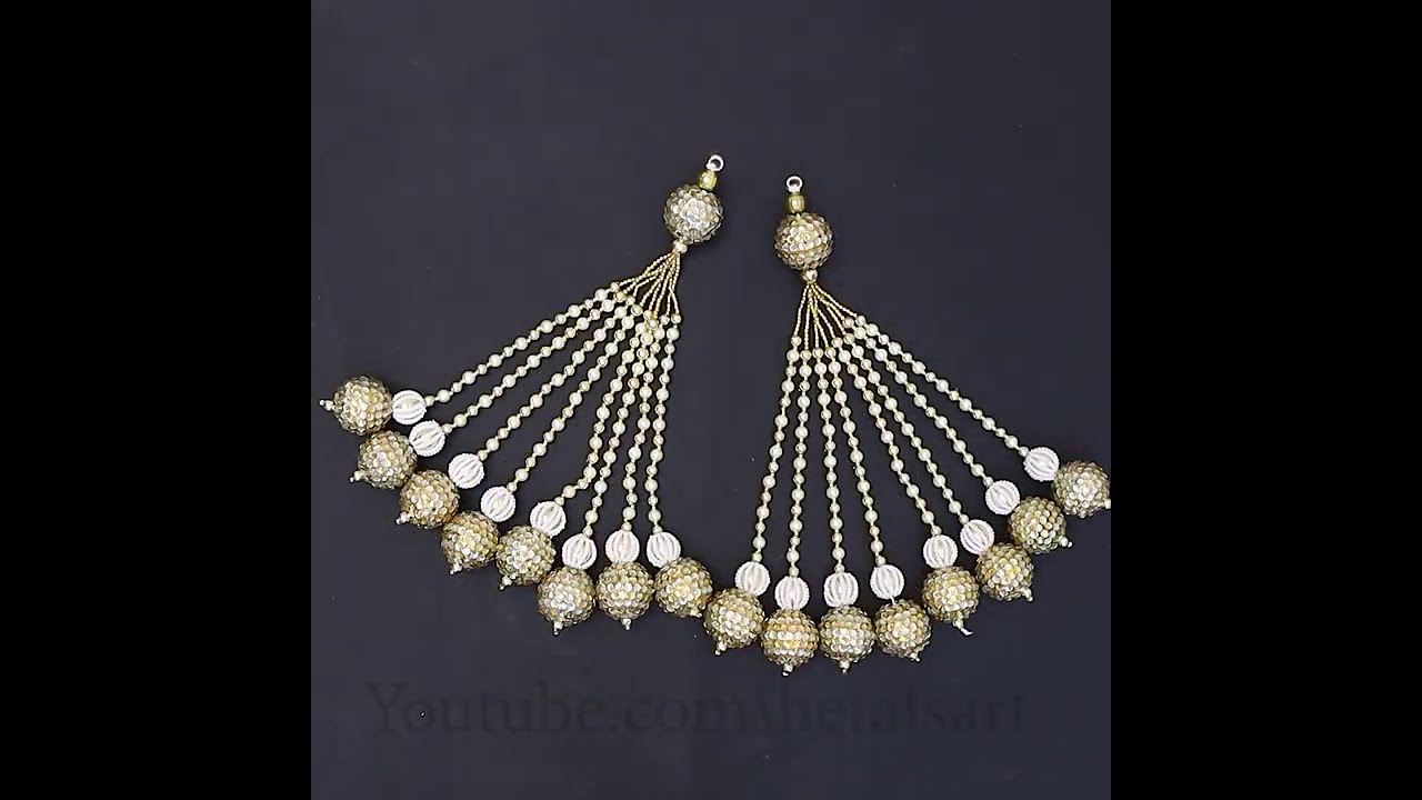 Trendy! Fashion DIY Tassel For Blouses, Lehenga - Outfits || Latkan Making At Home
