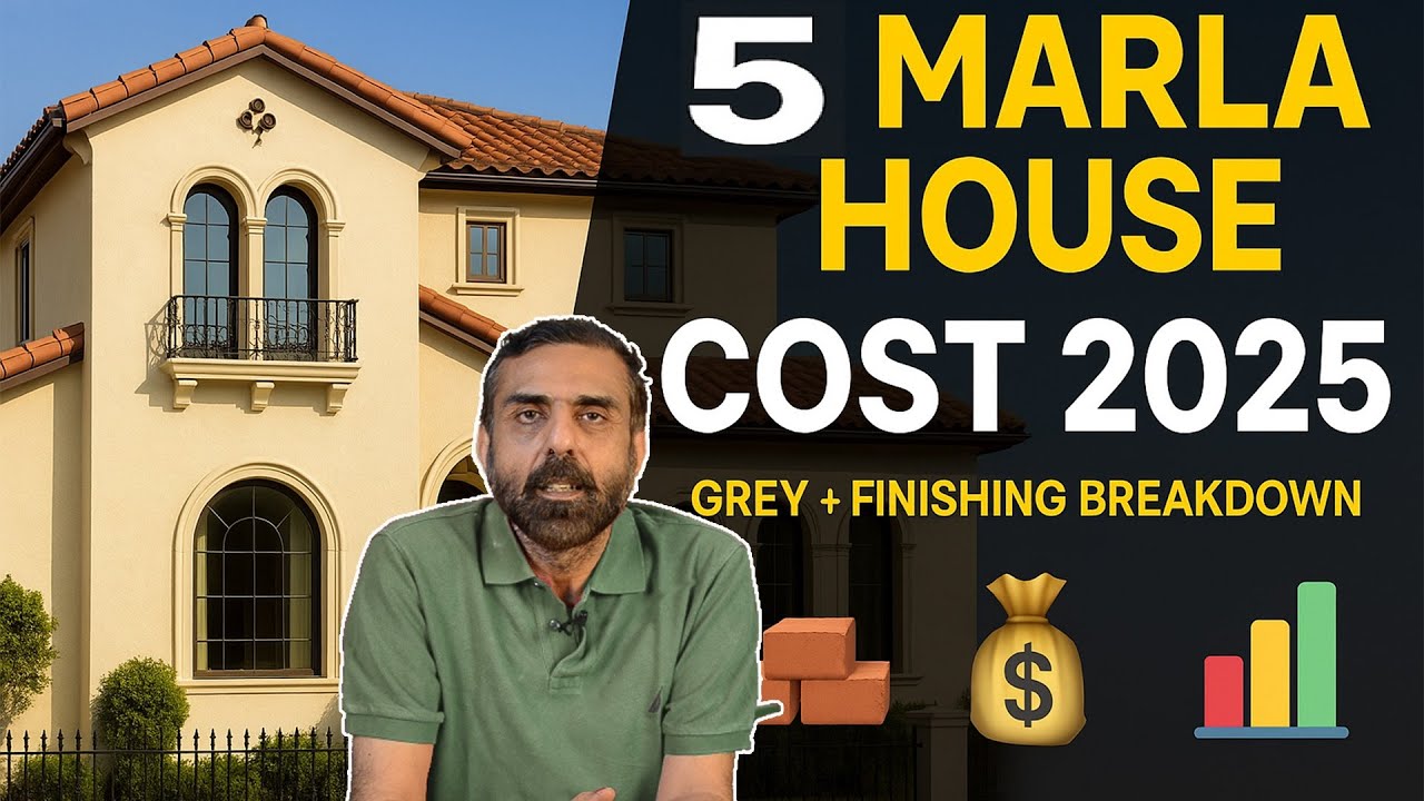 5 Marla house cost of construction in 2025