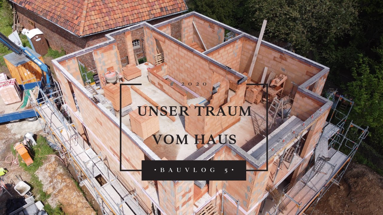Hausbau I OG mauern + XL Roomtour I Unser Traum vom Haus I #5