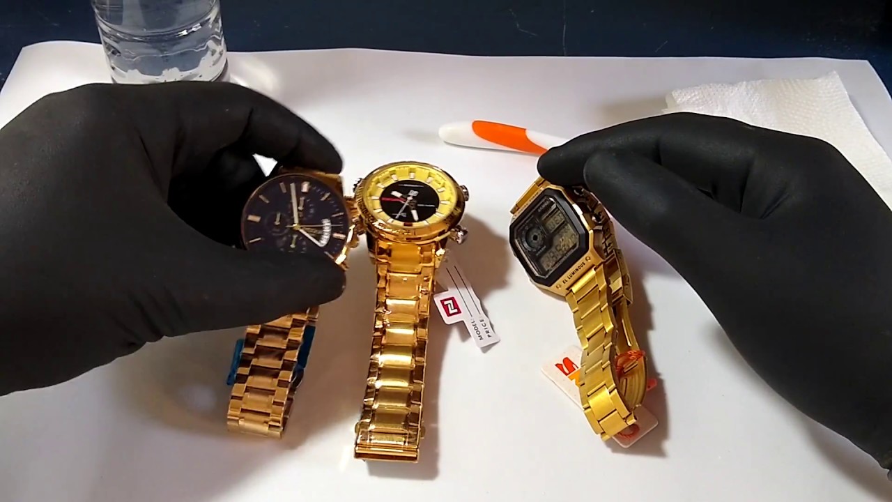 Dica: Cuidados para seu relógio Dourado não descascar e ficar lindo para sempre.