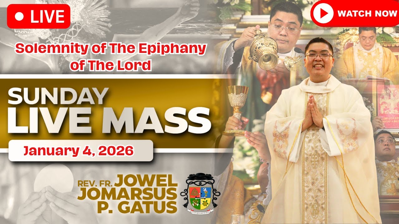 SUNDAY FILIPINO LIVE MASS TODAY ONLINE *JANUARY 4, 2026* FR. JOWEL JOMARSUS GATUS
