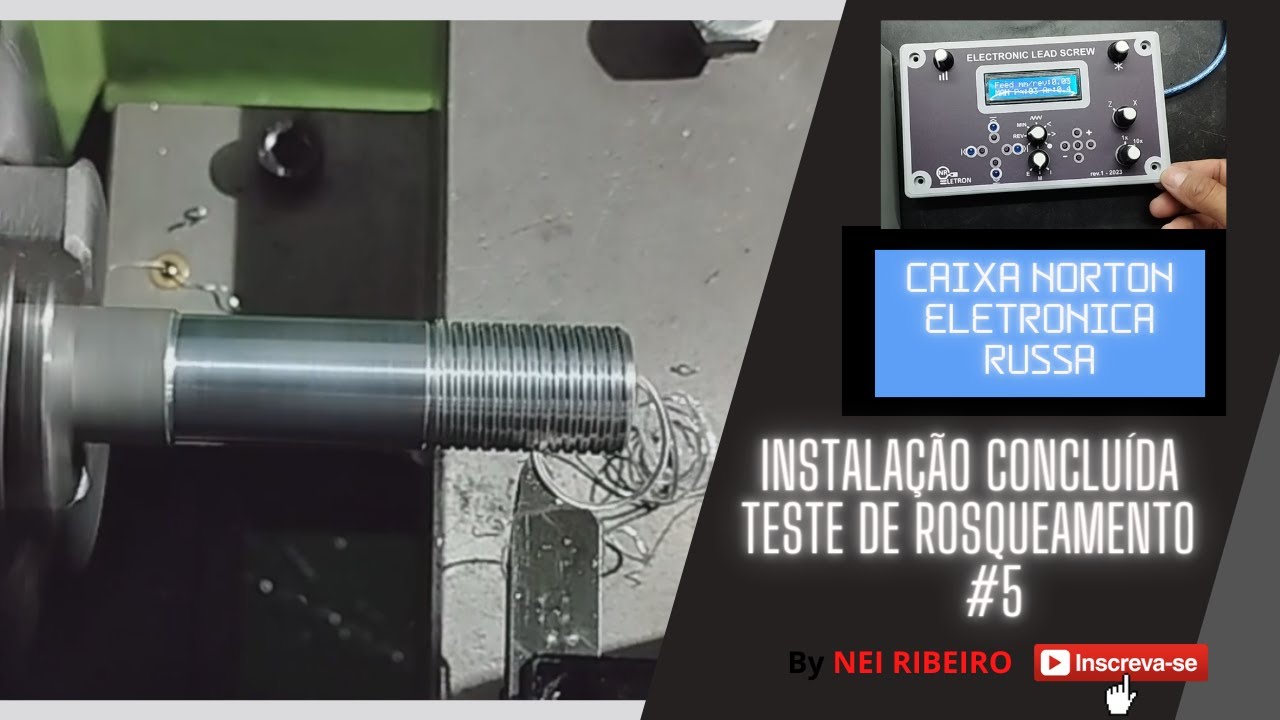 CAIXA NORTON ELETRONICA RUSSA NO BV20L - 1º TESTE COM ROSCA
