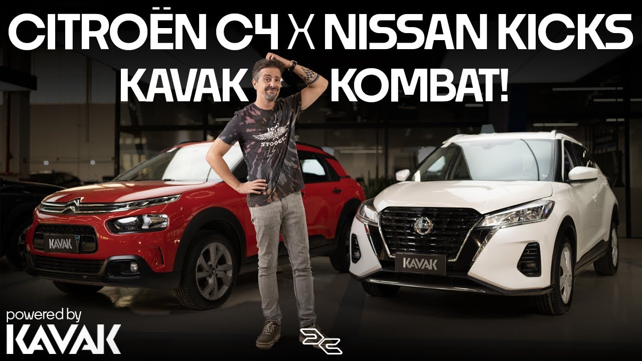 Nissan Kicks x Citroën C4 na faixa de R$ 80 MIL: QUEM LEVA esse Kavak Kombat?