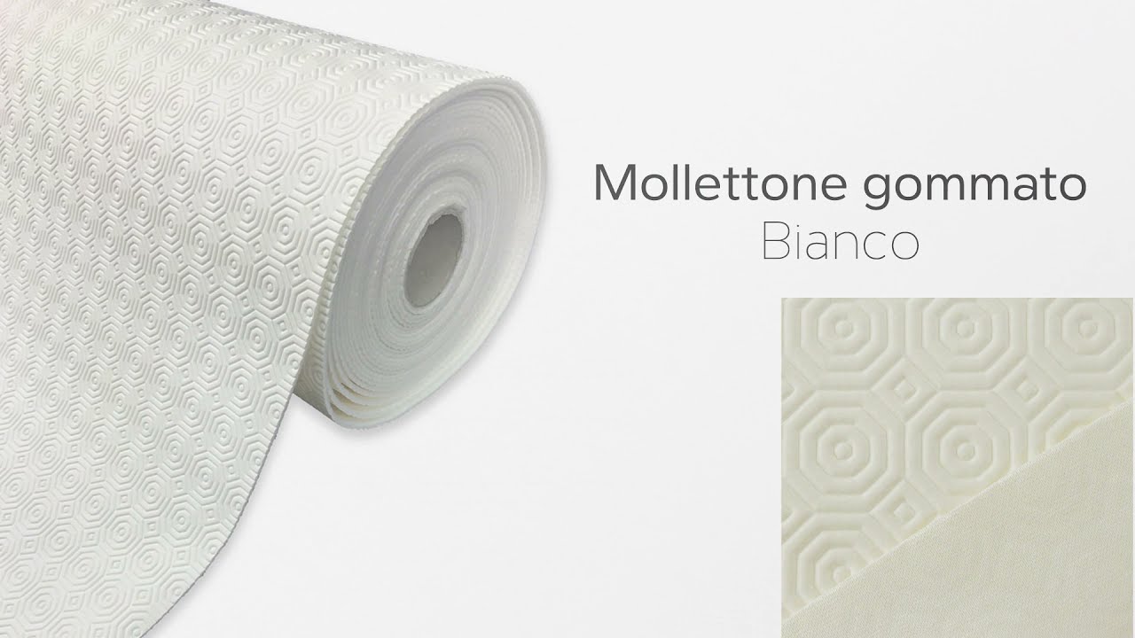 Mollettone Copritavolo Gommato Antiscivolo Protezione Tavolo Colore Bianco