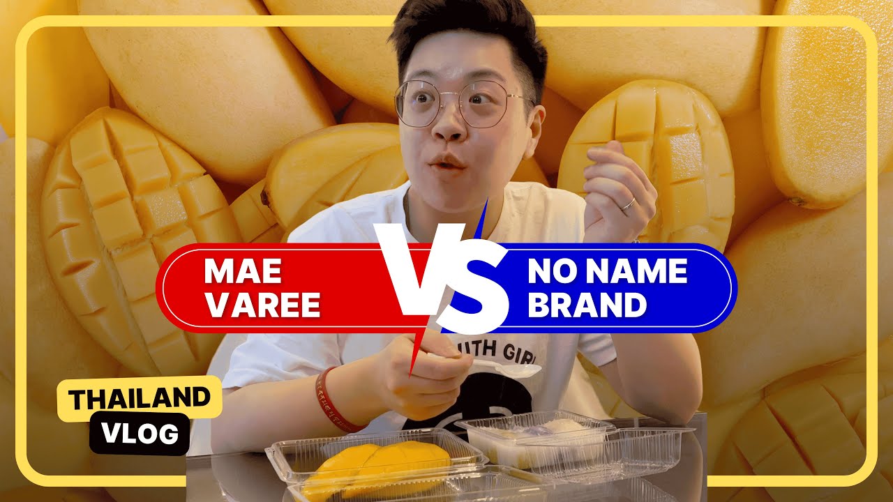 Mango Sticky Rice Face-Off: Bangkok's Best vs. Hidden Gem! 曼谷芒果糯米飯哪個最好? (中文字幕)