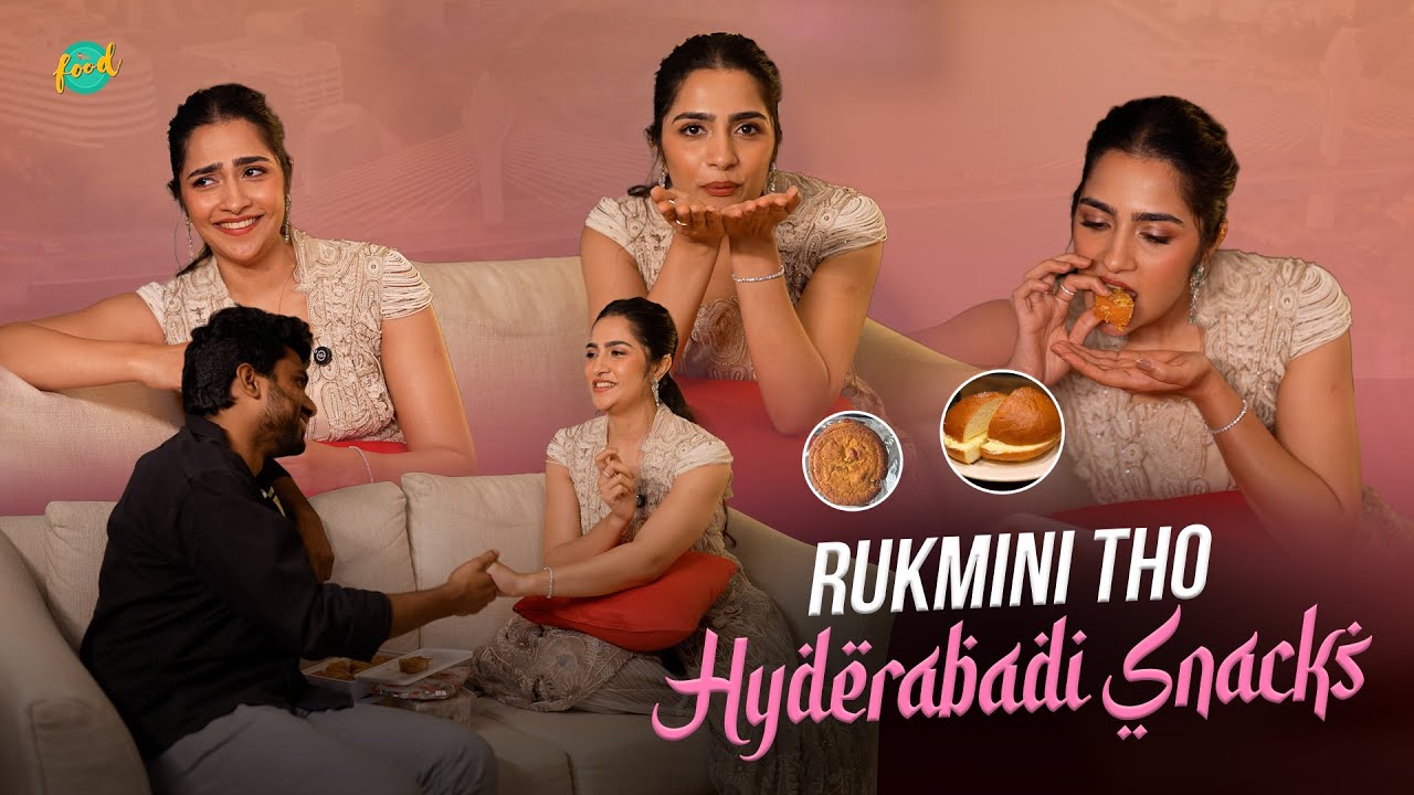Surprising Rukmini Vasanth with Pakka Hyderabadi Snacks