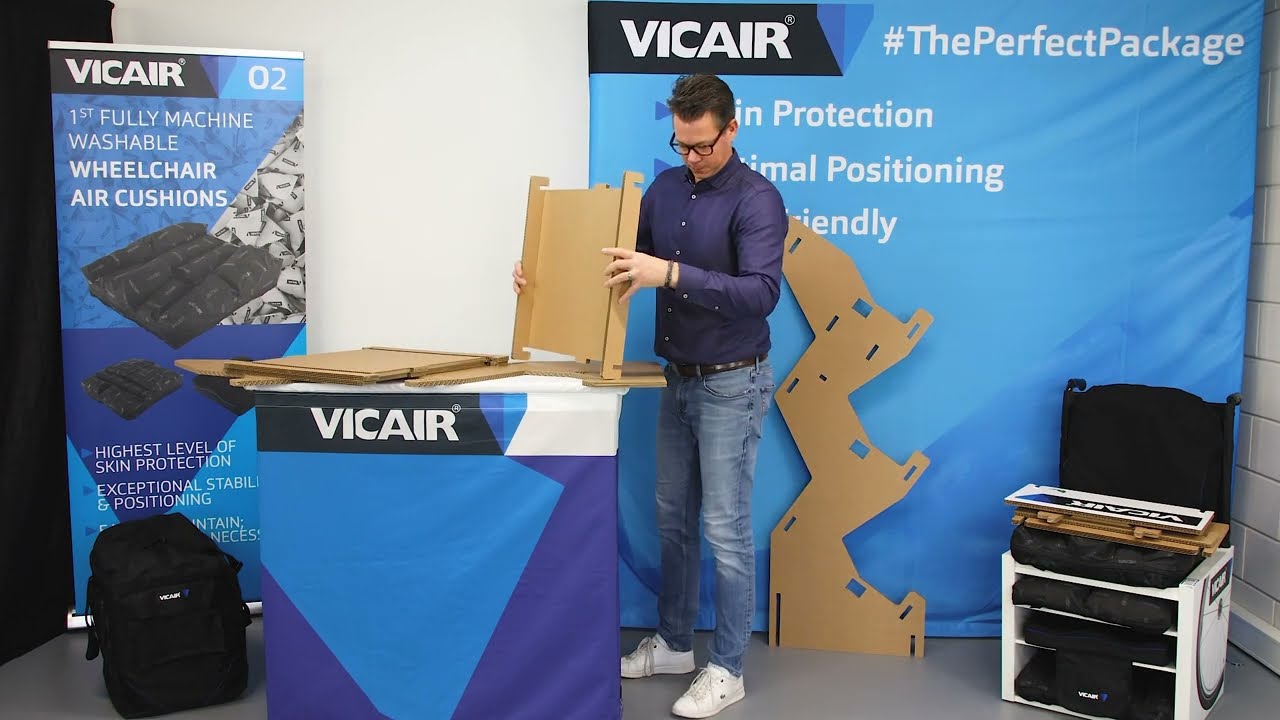 Vicair Cardboard Display Instrunction Video