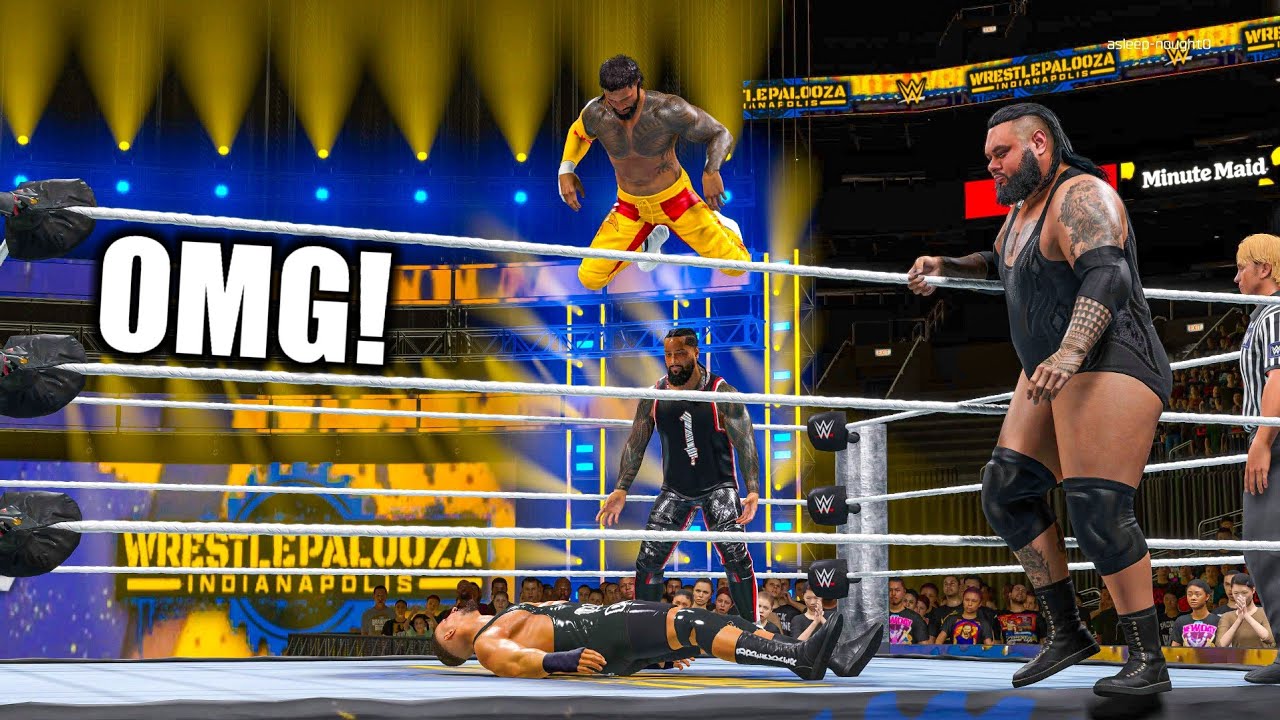 WWE 2K25 - The Usos vs. The Vision - Tag Team Match at WrestlePalooza