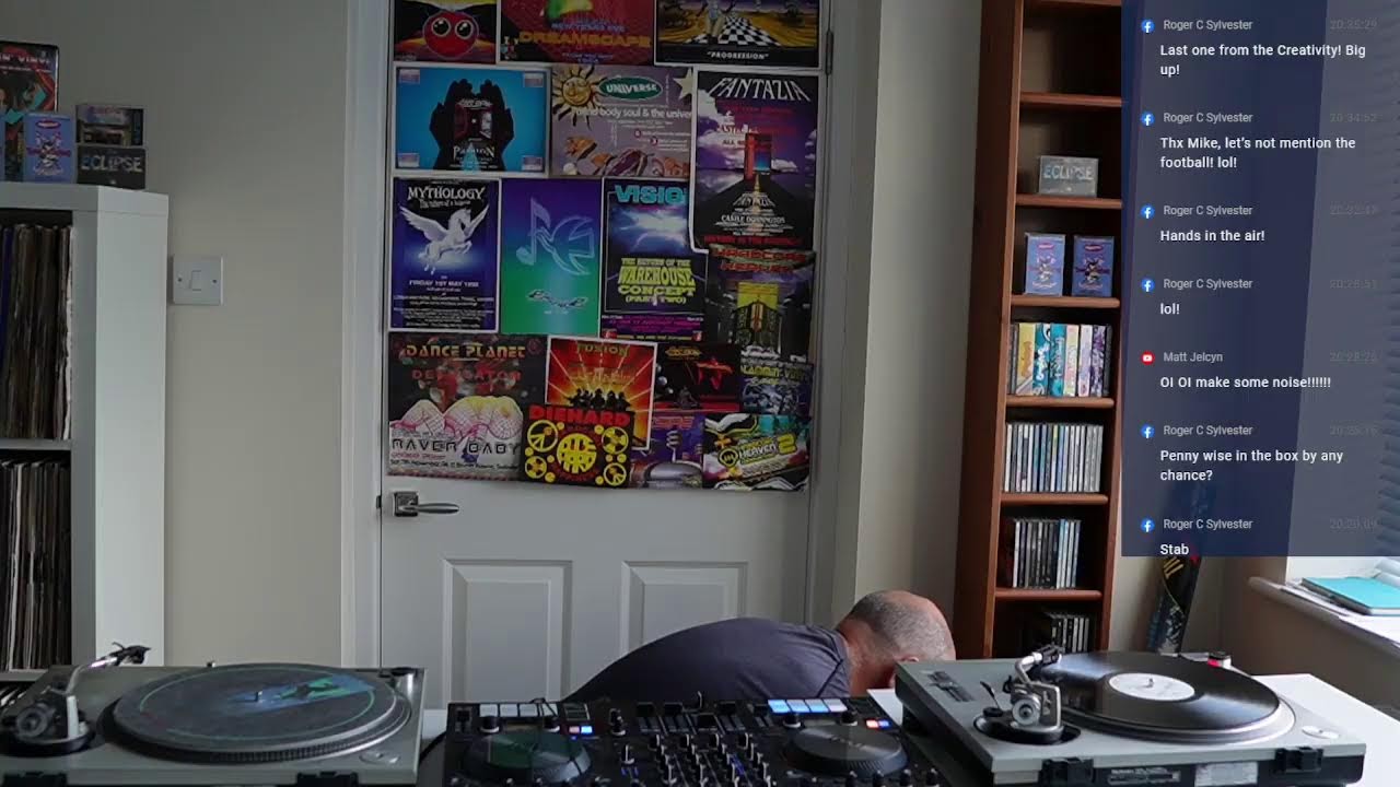 Old Skool '92 Rave Mix on Vinyl  - DJ Creativity Live Stream
