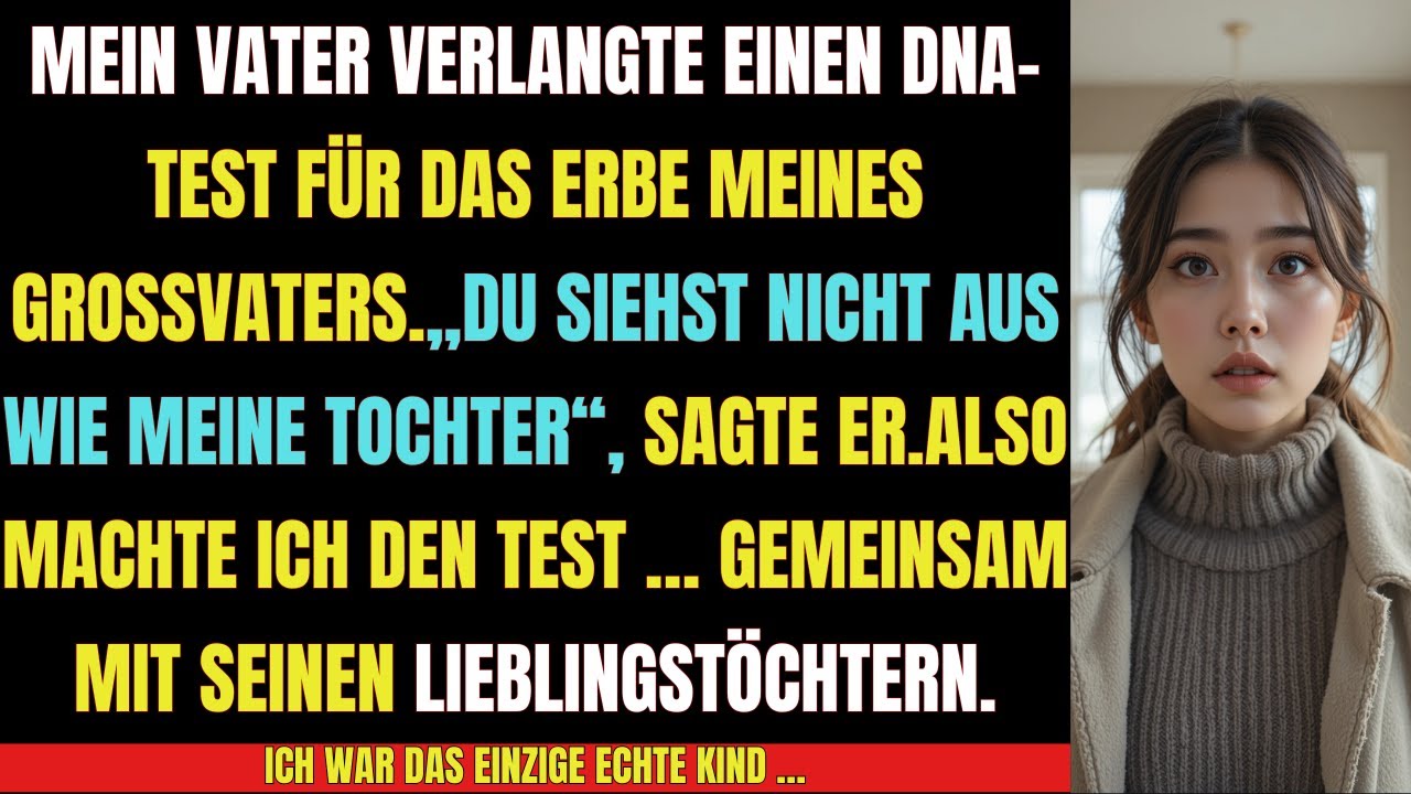 „Mein Vater zwang mich zum DNA-Test für das Erbe – das Ergebnis zerstörte UNSERE Familie“