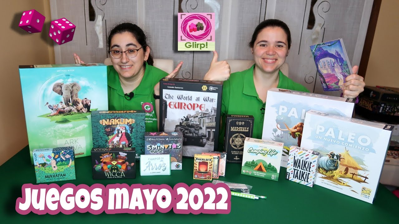 Juegos de mayo 2022. Repaso l&uacute;dico de Glirp Games