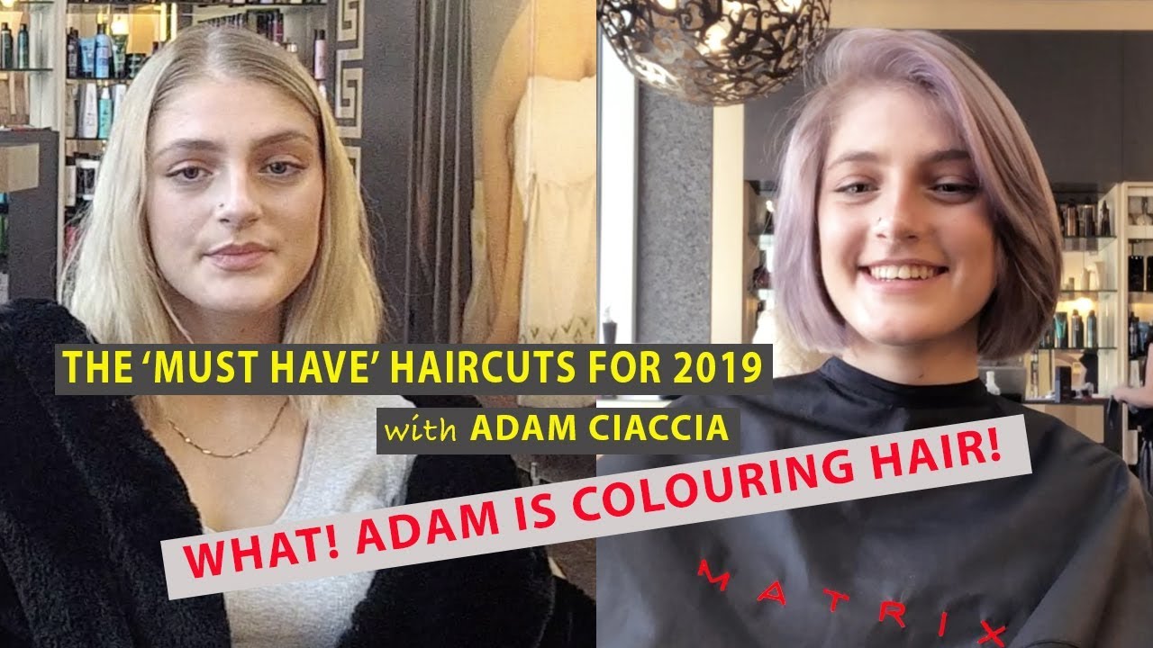 How to Cut a layered & Textured Bob Shape on Episode #61 of HairTube© with Adam Ciaccia
