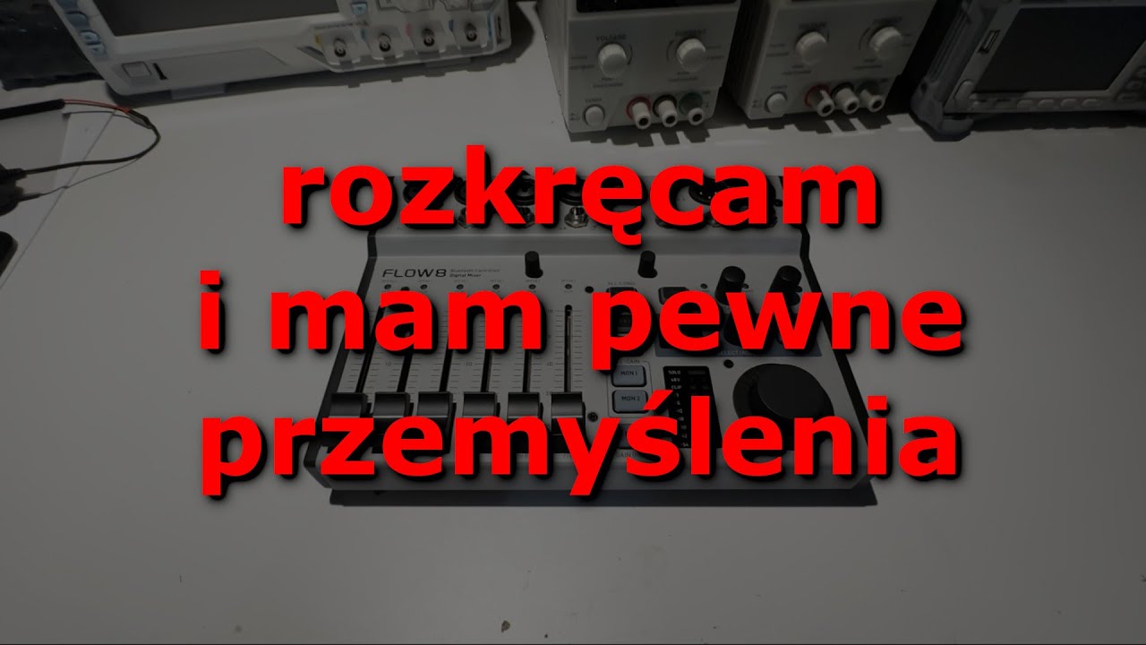 Behringer FLOW 8 teardown i moje przemyślenia na temat tego fajnego miksera audio - odsłuch opinia