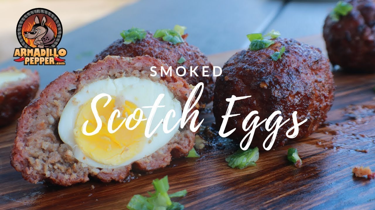 Smoked Scotch Eggs on the Old Smokey Grill