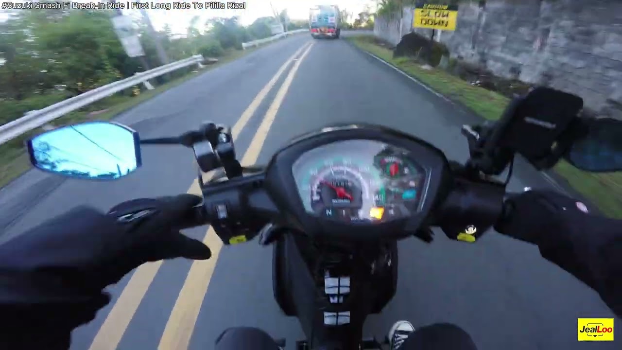 Suzuki Smash FI Break-In Ride | First Long Ride to Pililla Rizal